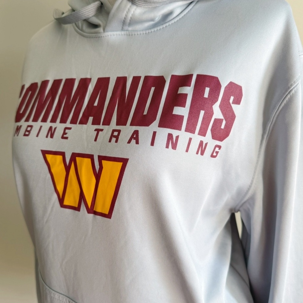Washington Commanders Hoodie Sweatshirt Mens Size Medium Redskins NFL Combine - Picture 5 of 12